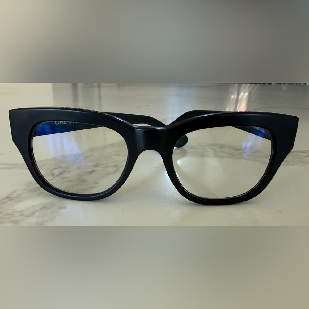 Caddis Miklos Matte Black Reading Glasses - Picture 3 of 4
